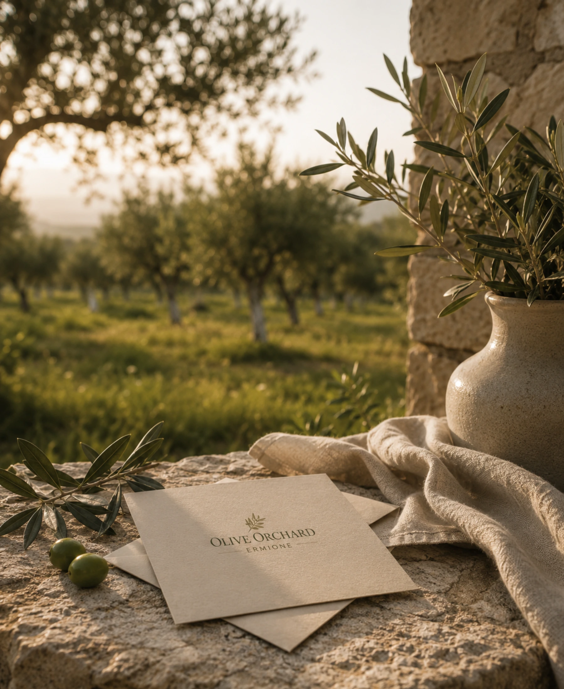 Mediterranean scene from Ermione, Greece